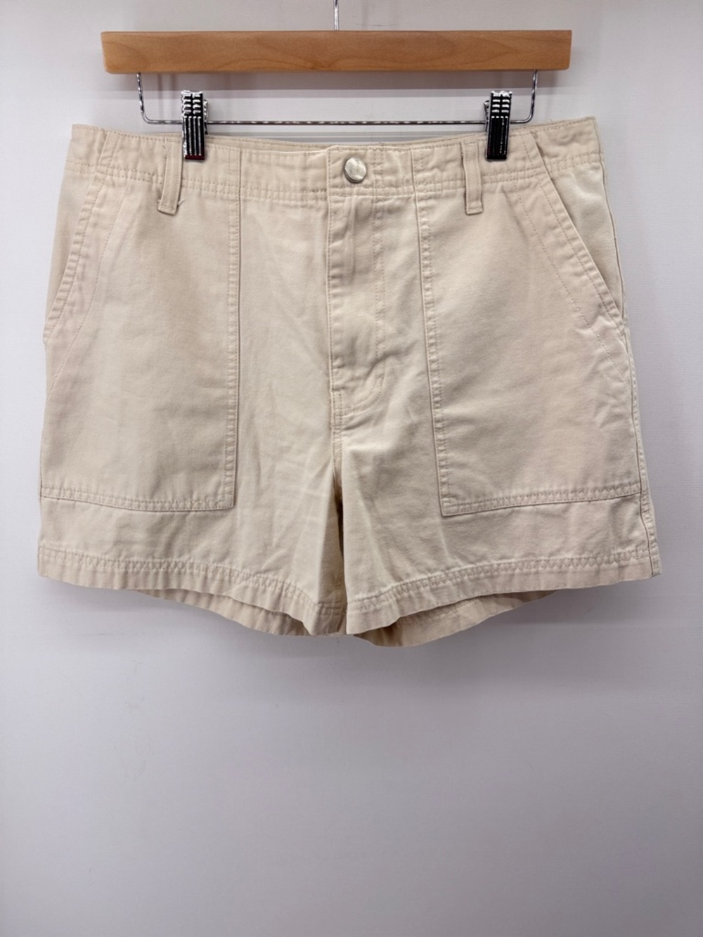 BDG Urban Outfitters High Rise Cotton Utility Shorts Size Medium Patch Pockets